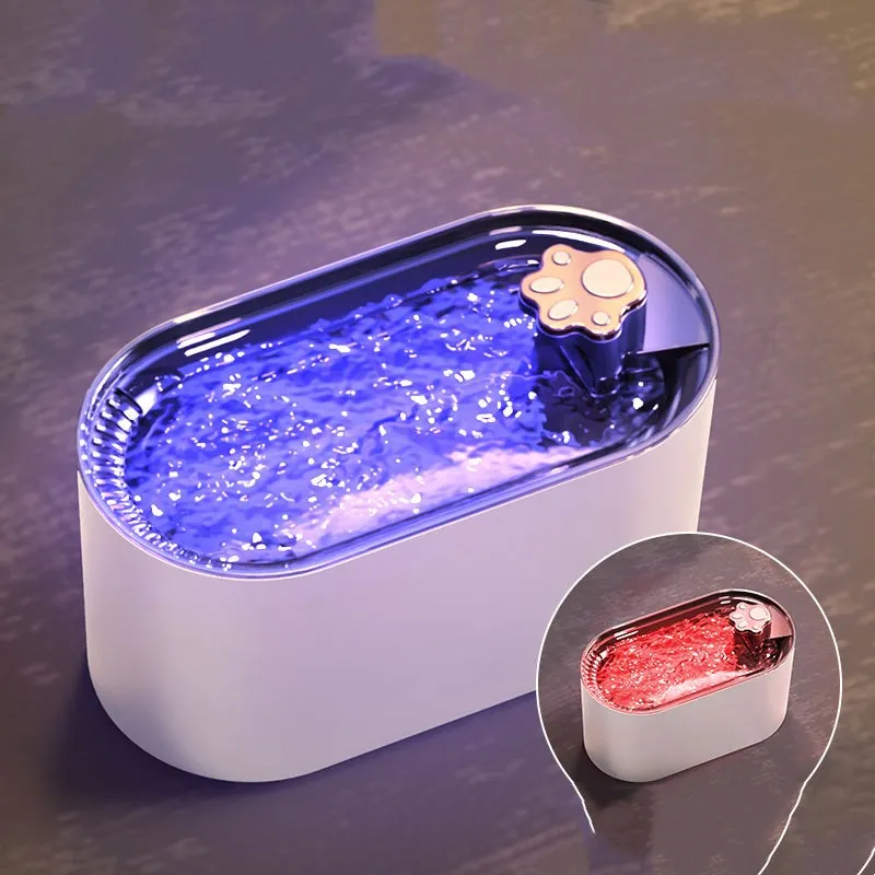 3L LED Pet Water Fountain - Ultra-Quiet, Automatic Hydration for Cats & Dogs - Standard & High-End Models