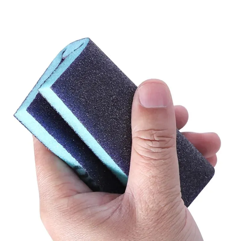 6pcs Sanding Sponge 60 320 Grit for Metal Wood Polishing 120 96 13mm