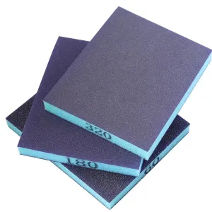 6pcs Sanding Sponge 60 320 Grit for Metal Wood Polishing 120 96 13mm