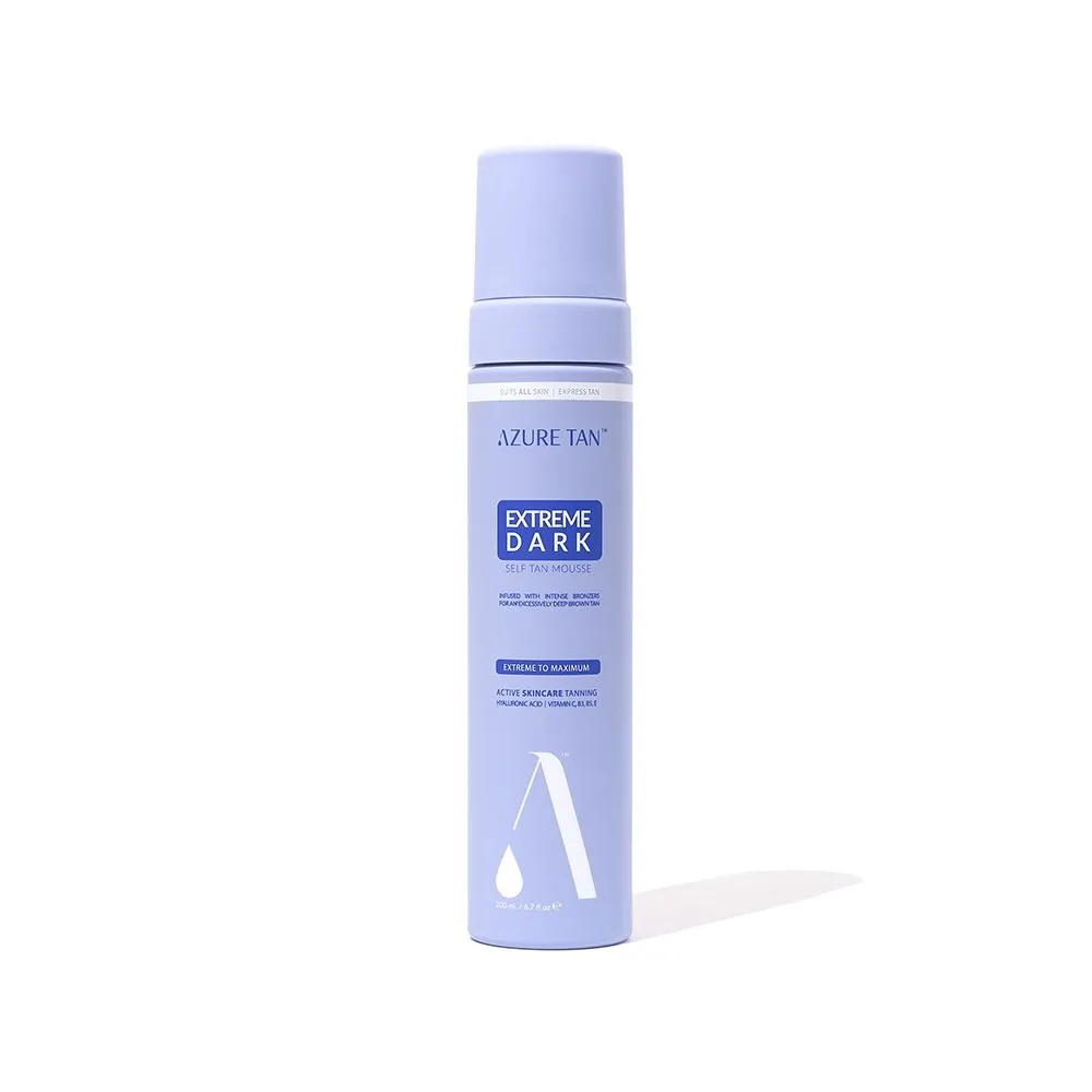 Azure Tan Self Tan Mousse - Extreme Dark - Extreme to Maximum - 200ml