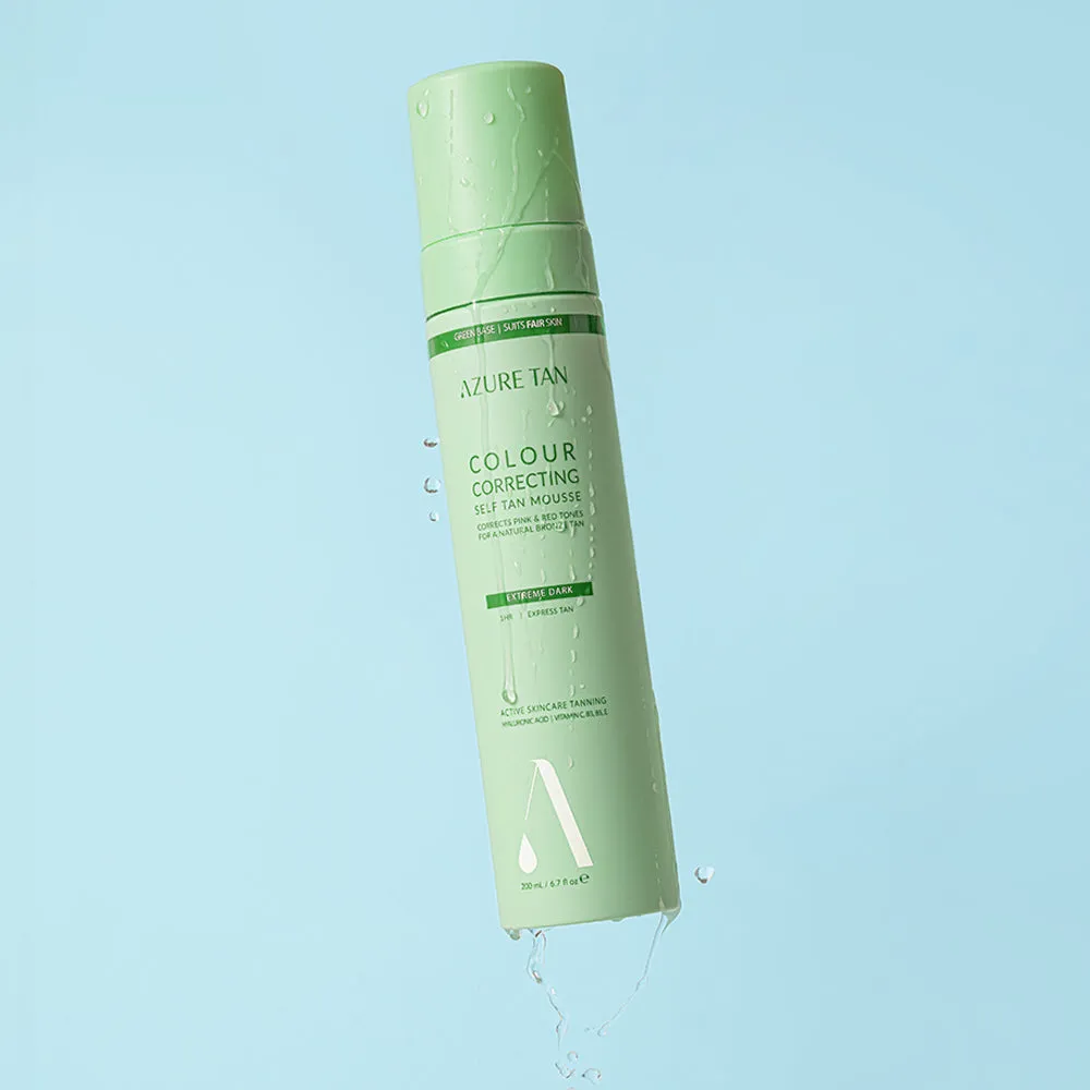Azure Tan Self Tan Mousse - Green Base - Extreme Dark