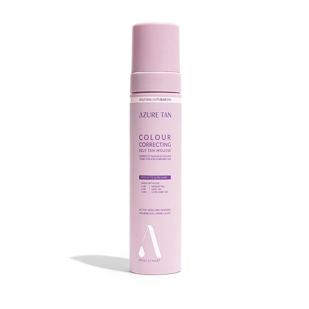 Azure Tan Self Tan Mousse - Violet Base - Medium To Ultra Dark