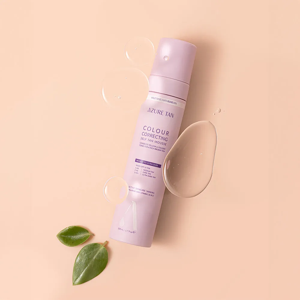 Azure Tan Self Tan Mousse - Violet Base - Medium To Ultra Dark