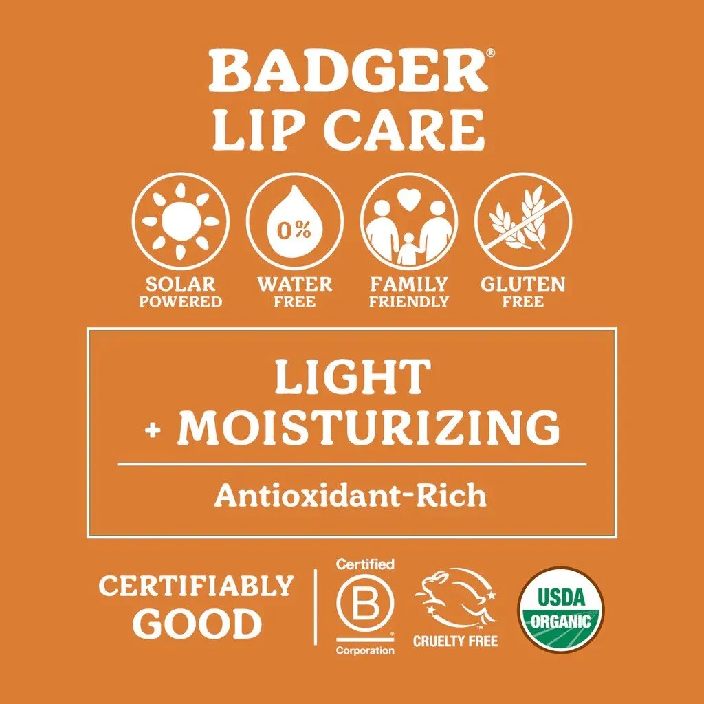 Badger Highland Mint Lip Balm 0.15 oz Balm