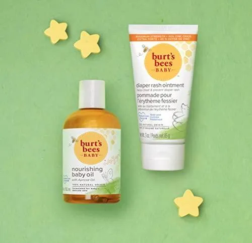 Burt's Bees Baby Oil, Nourishing Baby Moisturiser With Apricot Oil