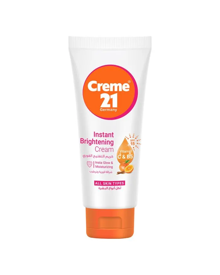 Creme 21 Instant Brightening Cream With SPF 15 For All Skin Types 100ml