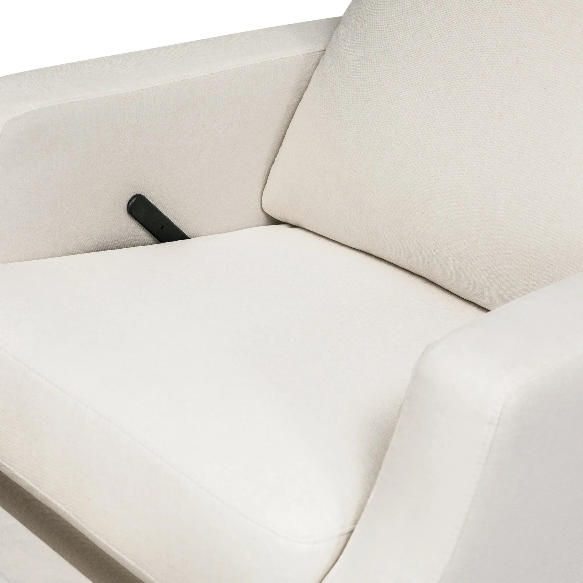 Crewe Recliner   Swivel Glider in Eco-Performance Fabric - Cream