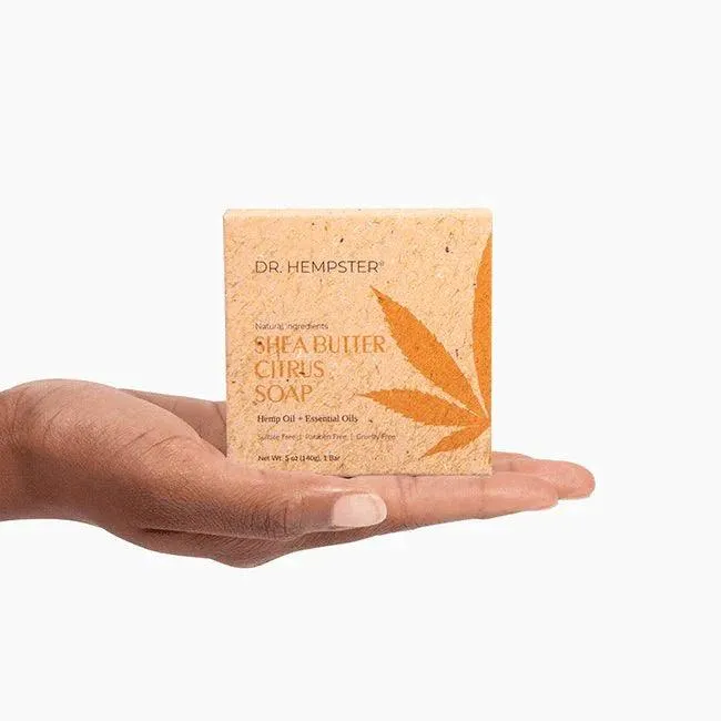 Dr. Hempster Moisturizing Hemp & Shea Butter Citrus Soap