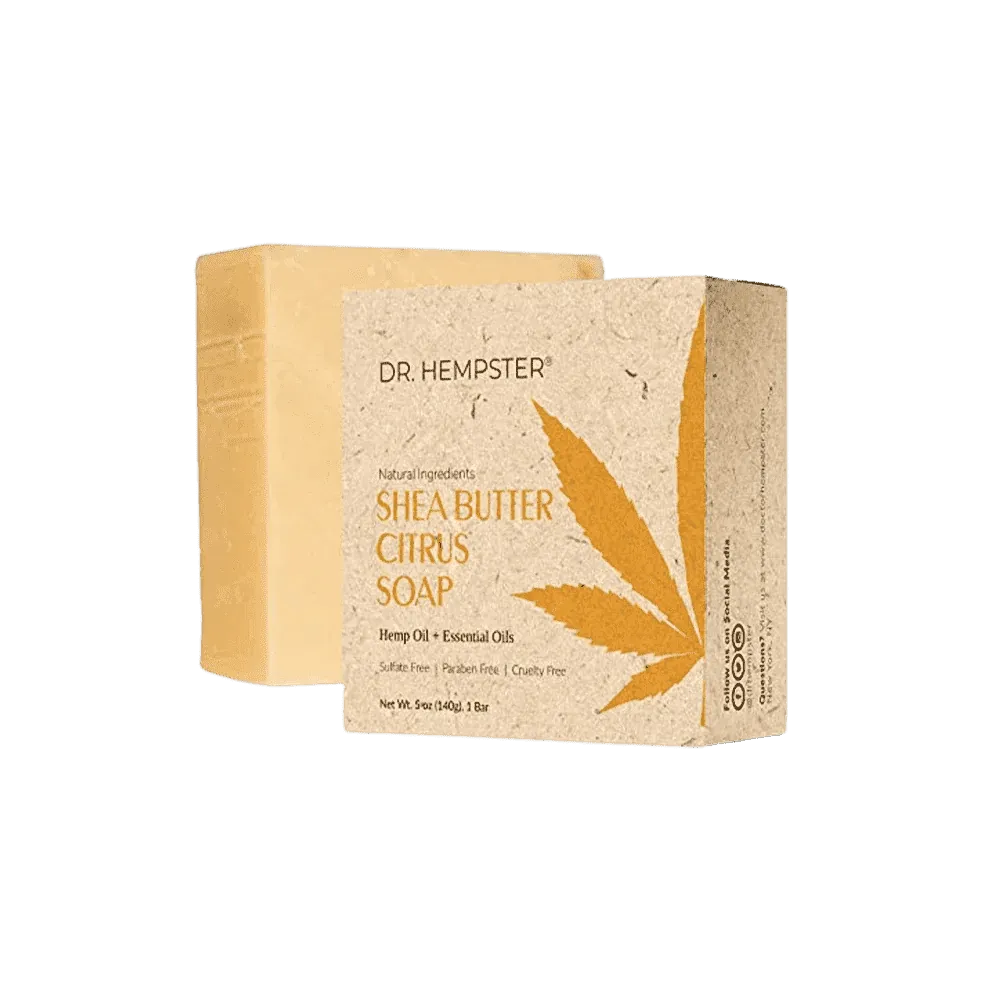 Dr. Hempster Moisturizing Hemp & Shea Butter Citrus Soap