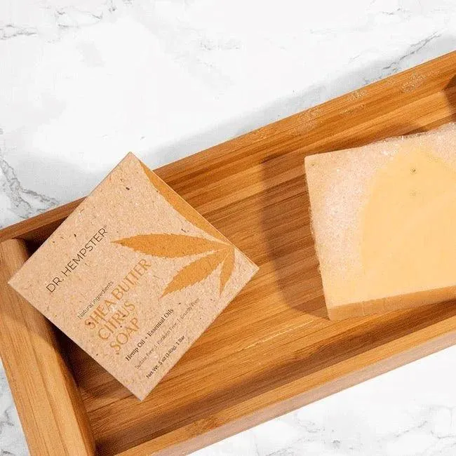 Dr. Hempster Moisturizing Hemp & Shea Butter Citrus Soap