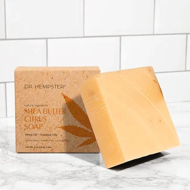 Dr. Hempster Moisturizing Hemp & Shea Butter Citrus Soap
