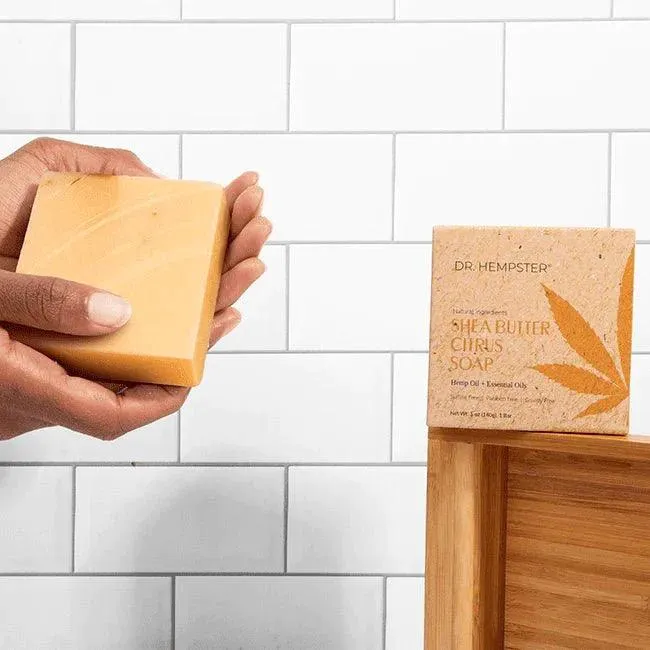 Dr. Hempster Moisturizing Hemp & Shea Butter Citrus Soap