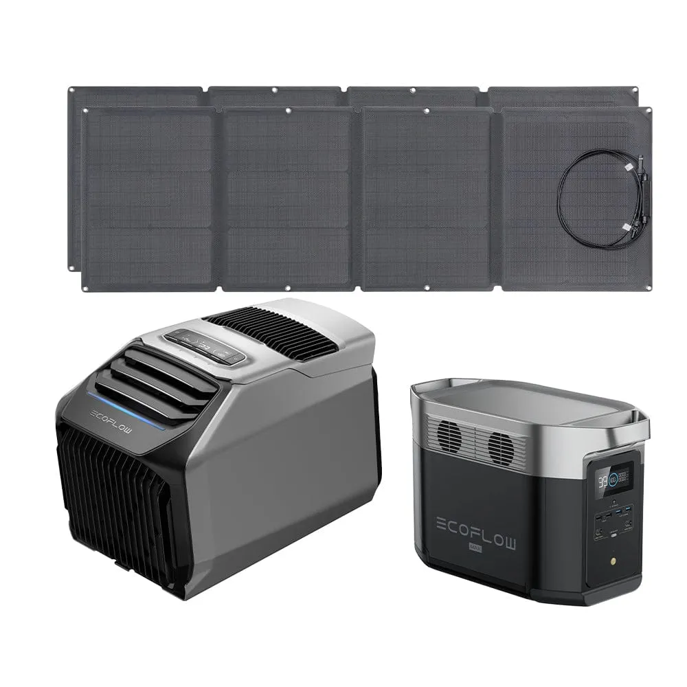 EcoFlow WAVE 2 Portable AC   DELTA Max 2000   110W Portable Solar Panel