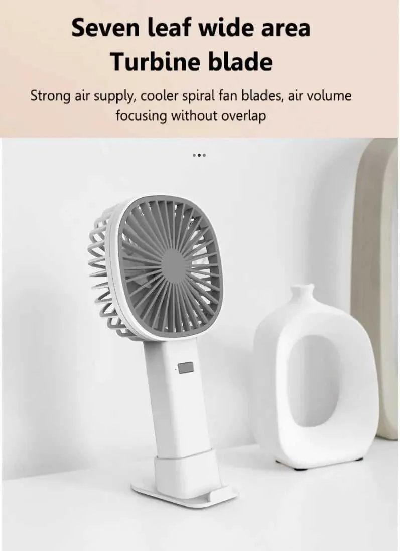 Handheld Mini Fan Portable USB Charging