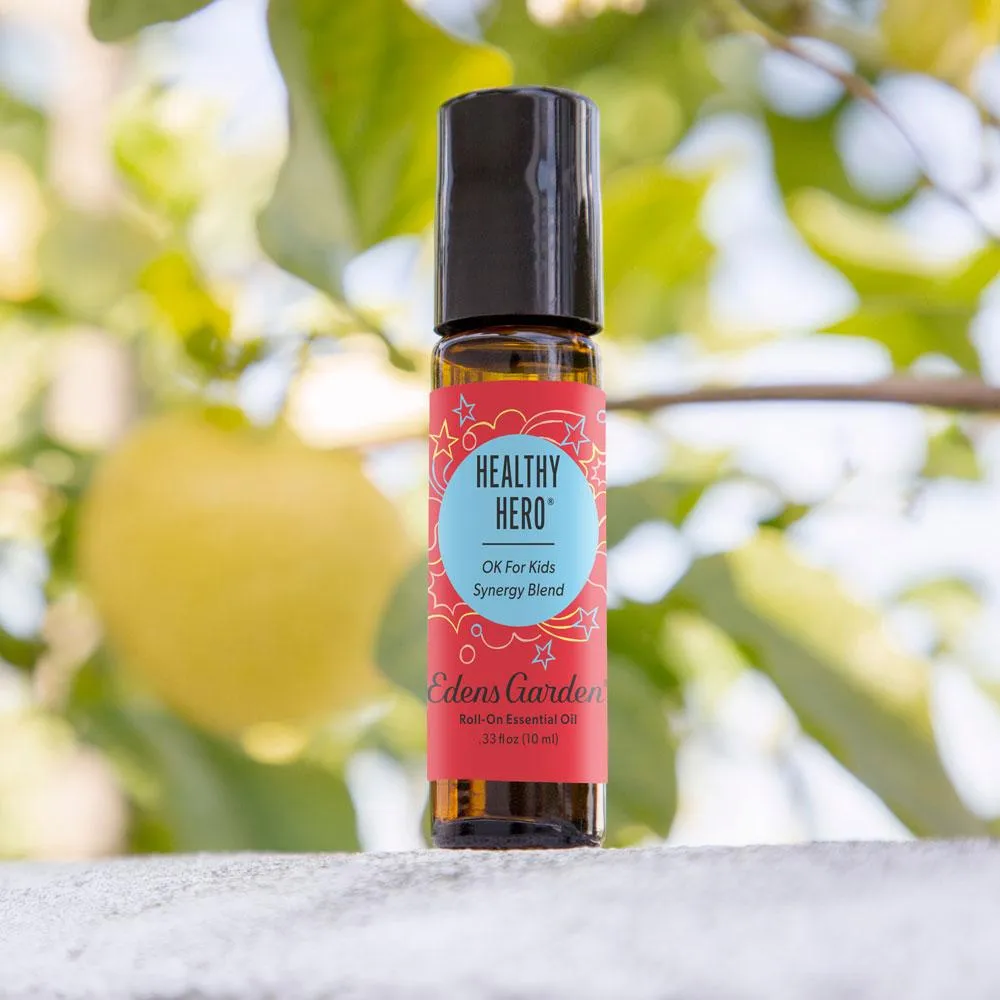 Healthy Hero Essential Oil Roll-On- For Immune System Support That's Kids Safe