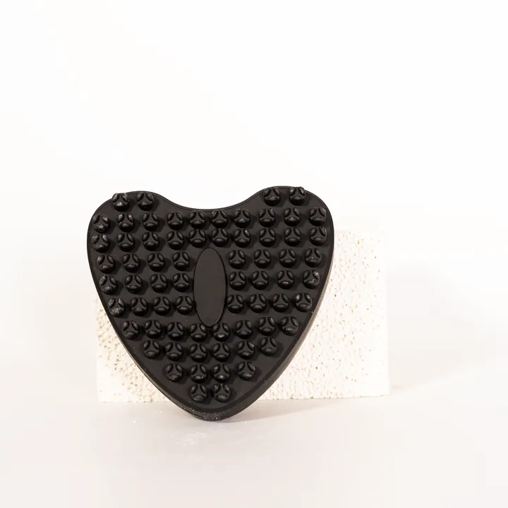 Heart-Shape Silicone Hairbrush with-فرشاة شعر سيليكون