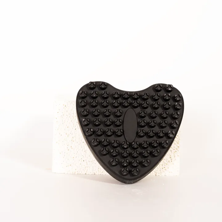 Heart-Shape Silicone Hairbrush with-فرشاة شعر سيليكون
