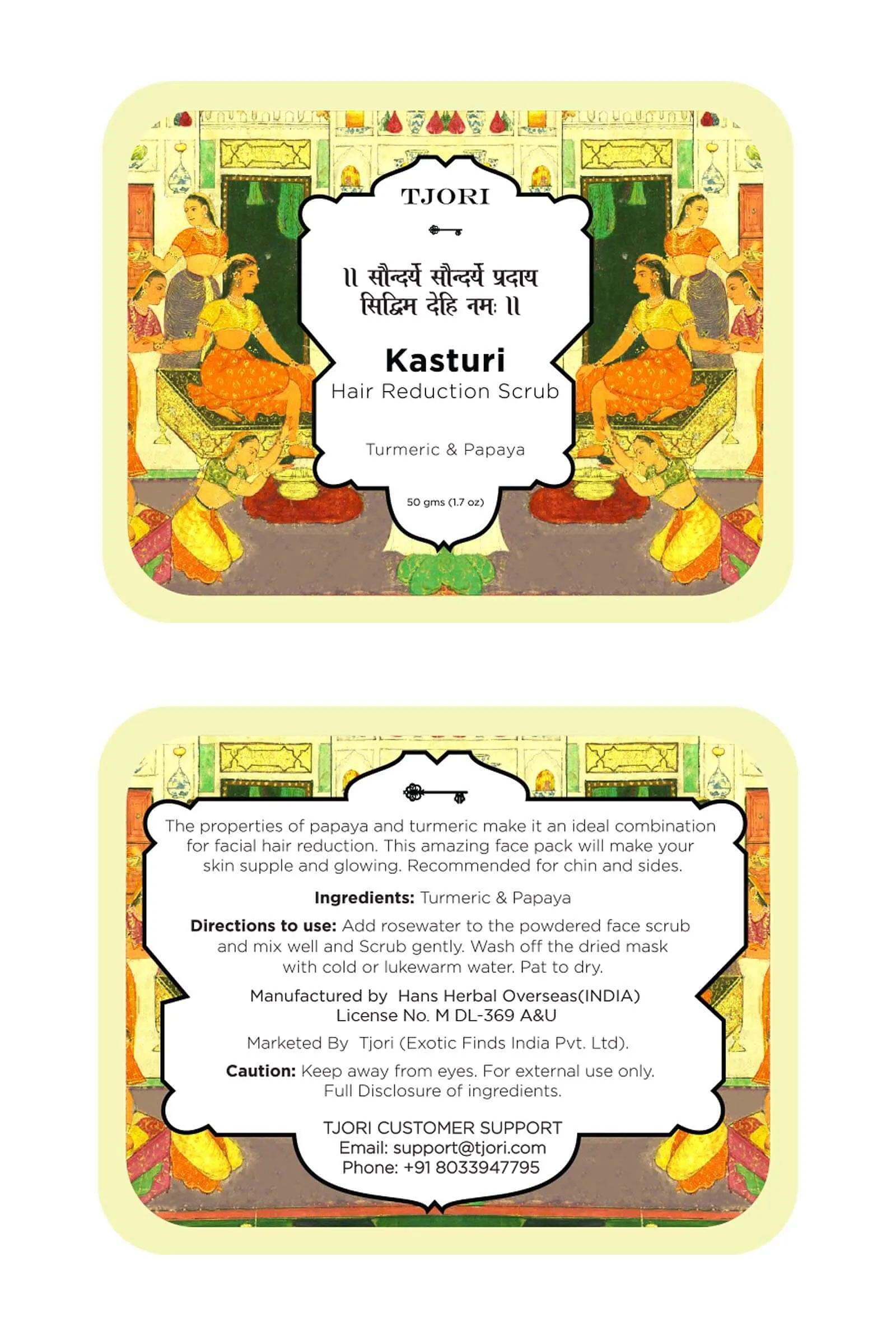 Kasturi-Hair Reduction Scrub-50gms