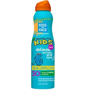 Kids Defense Mineral SPF 30 Continuous Spray Lotion 6 oz By Kiss My Face