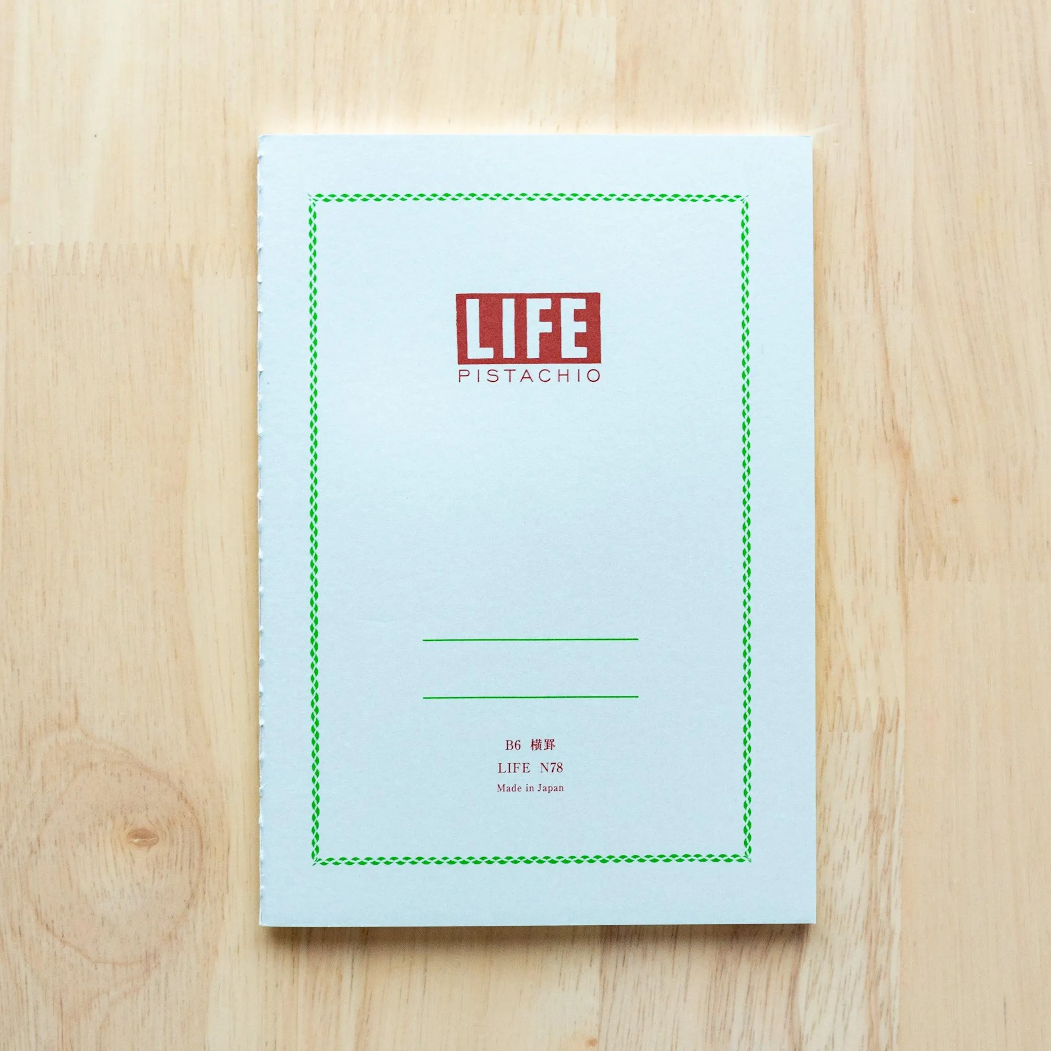 LIFE Pistachio Notebook