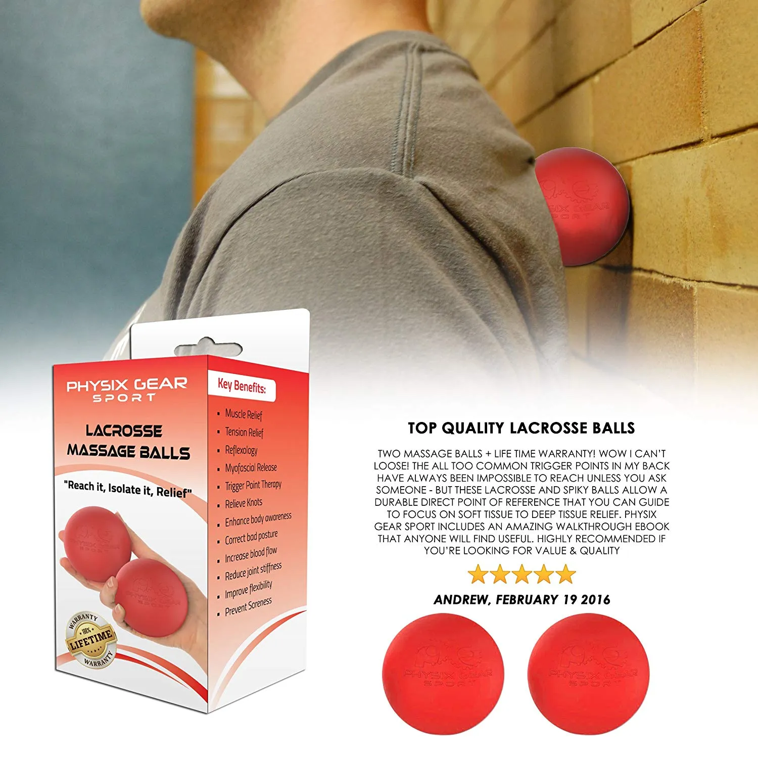 Massage Balls - Relaxation and Muscle Relief