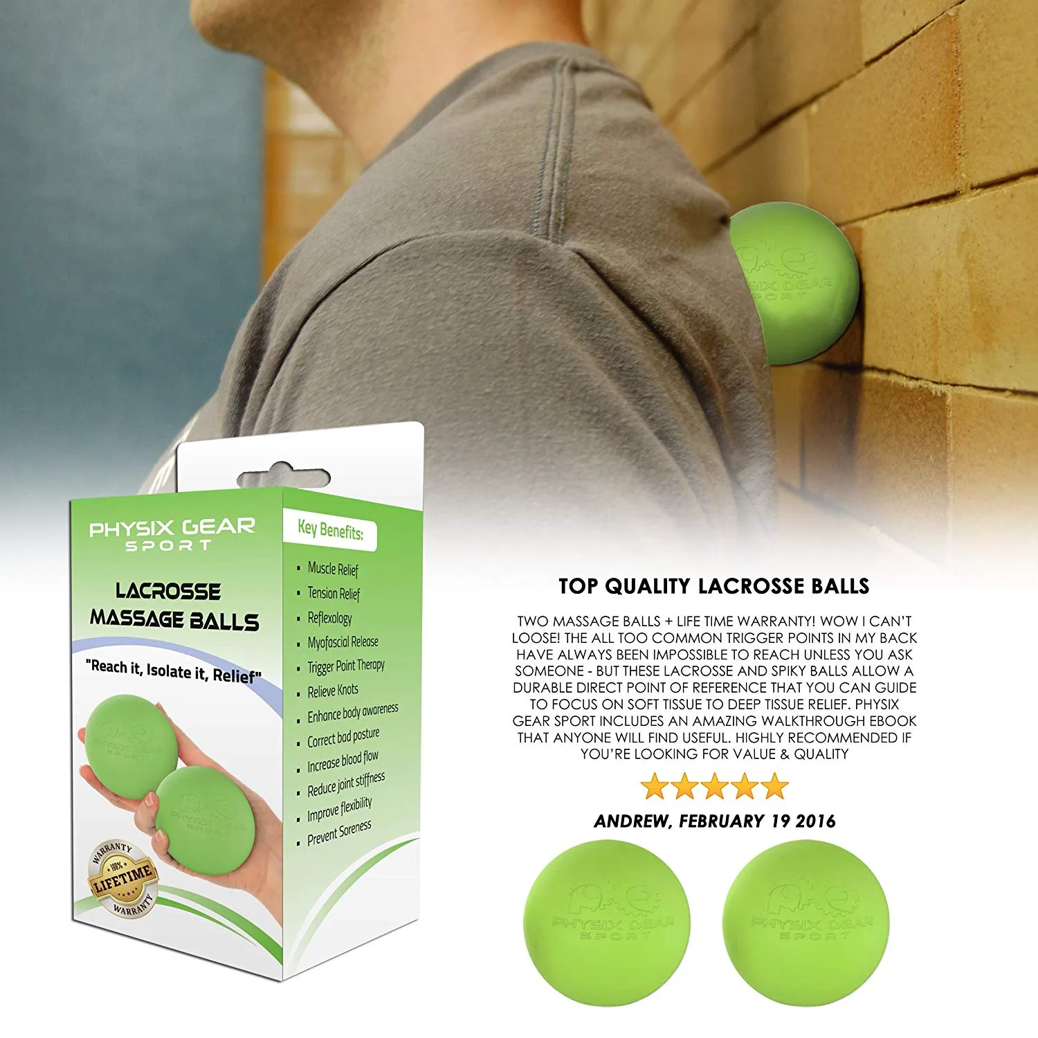 Massage Balls - Relaxation and Muscle Relief