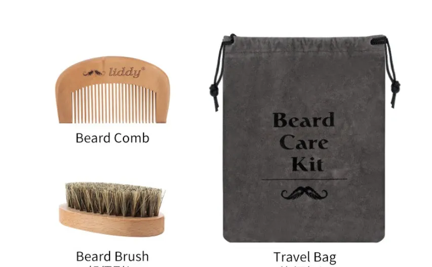 Men's Beard Care Kit With Essential Oils