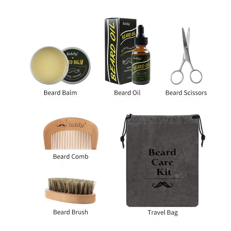 Men's Beard Care Kit With Essential Oils
