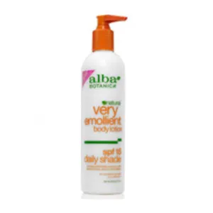 Natural Very Emollient Body Lotion Daily Shade SPF 15 32 FL Oz By Alba Botanica