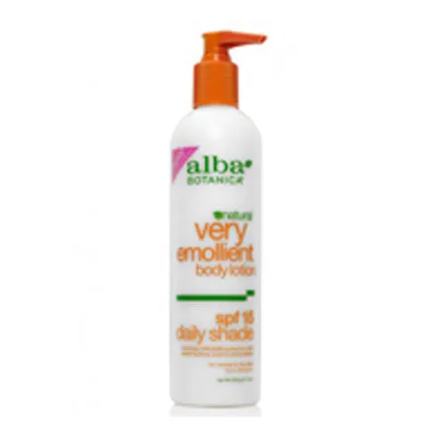 Natural Very Emollient Body Lotion Daily Shade SPF 15 32 FL Oz By Alba Botanica