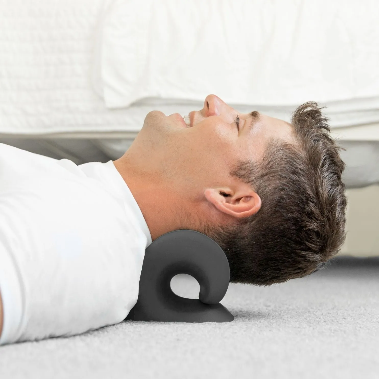 Neck Posture Corrector | Cervical Chiropractic Pillow for Stiff, Sore, and Tight Muscle Relaxer Treatment