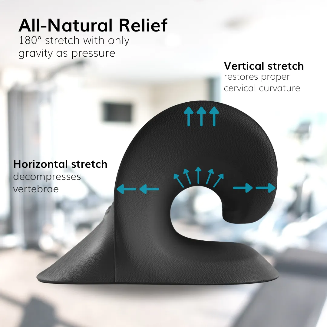 Neck Posture Corrector | Cervical Chiropractic Pillow for Stiff, Sore, and Tight Muscle Relaxer Treatment
