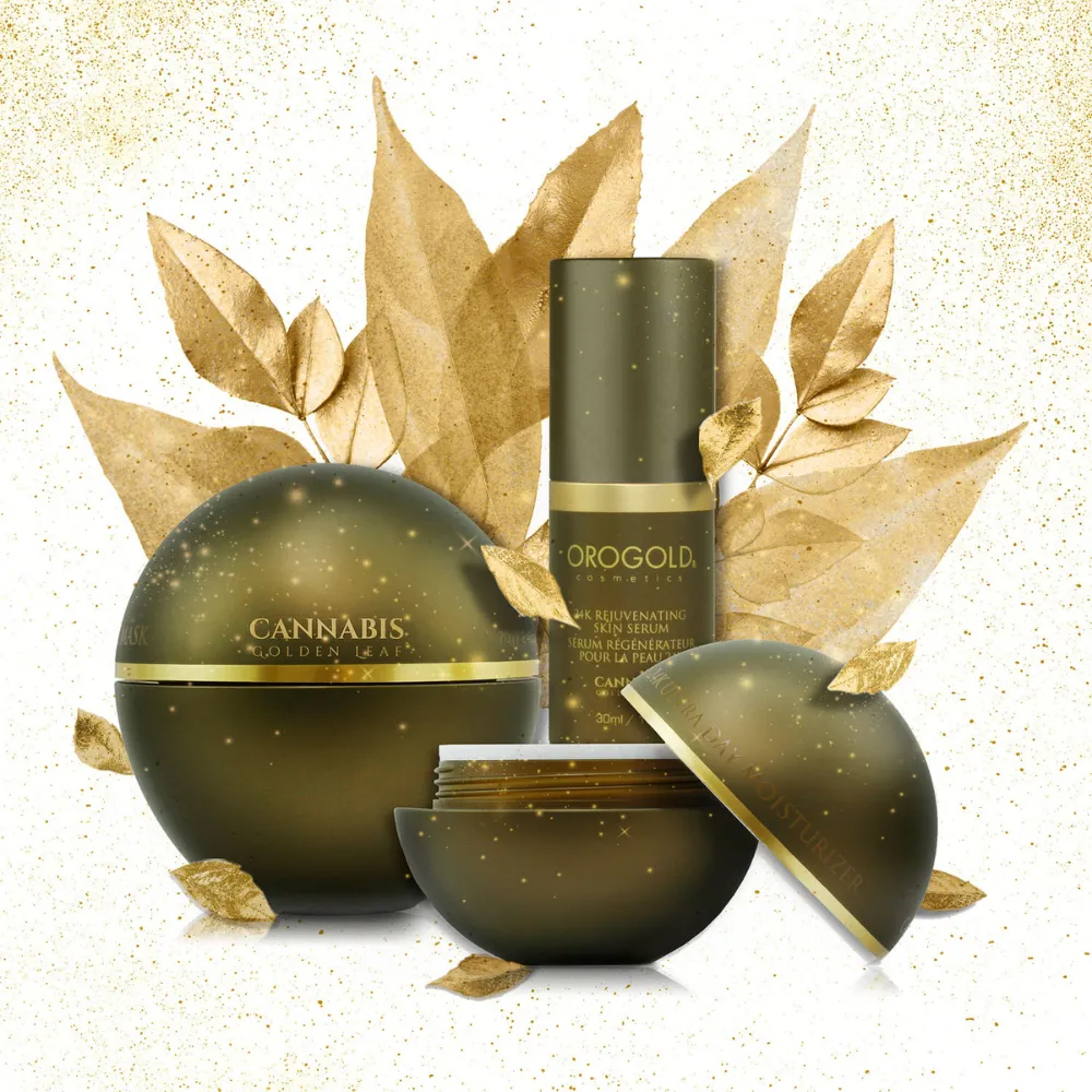 Orogold Cosmetics Cannabis Golden Leaf 24K Rejuvenating Skin Serum 30ml
