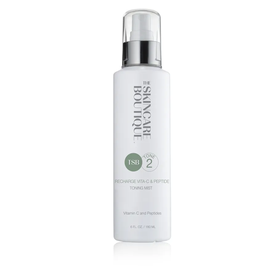 Recharge Vita-C & Peptide Toning Mist: Refresh, Hydrate, and Protect Against Photoaging