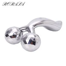 RORASA 3D Roller 360 Rotate Silver Health Care Thin Face Detector Slimming Facial