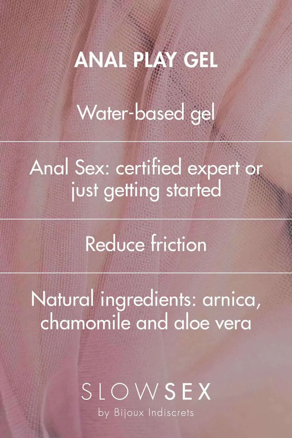 Slow Sex Anal Play Gel 30ml