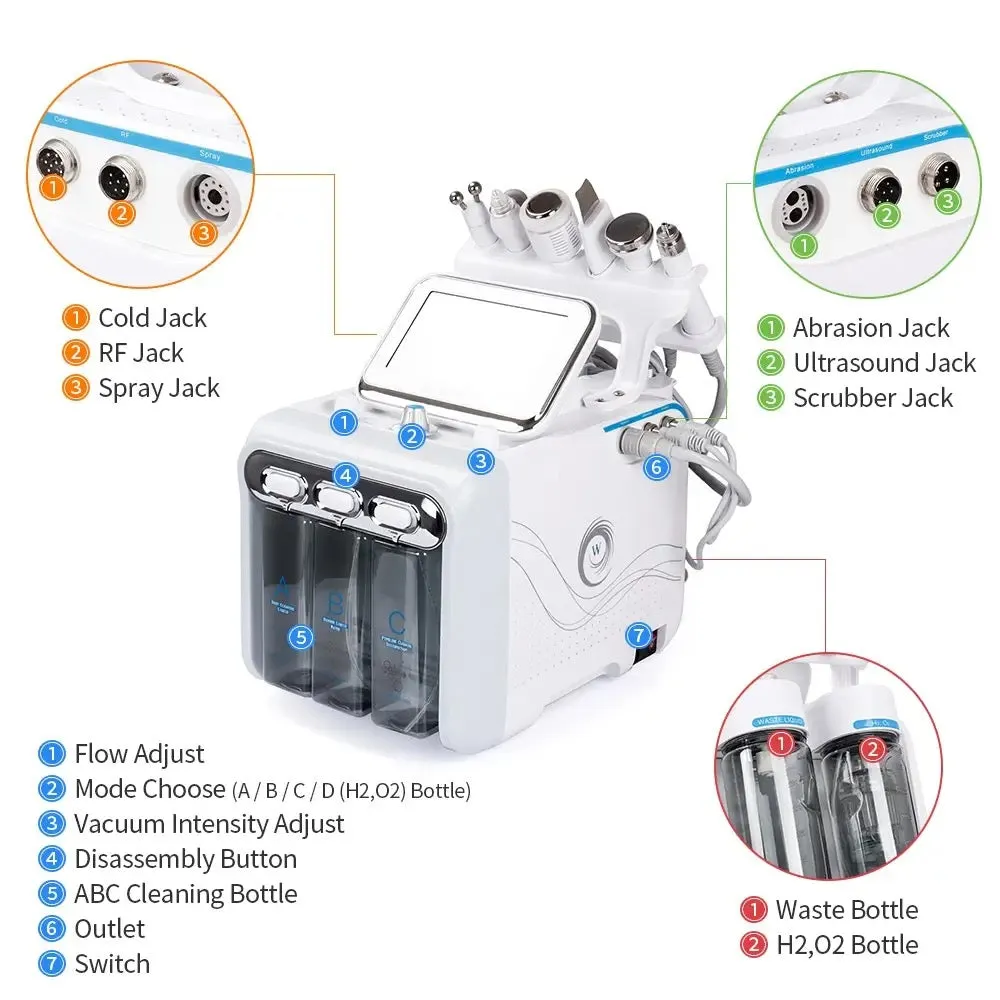 Spa Facial Hydro Dermabrasion Machine 6 in 1