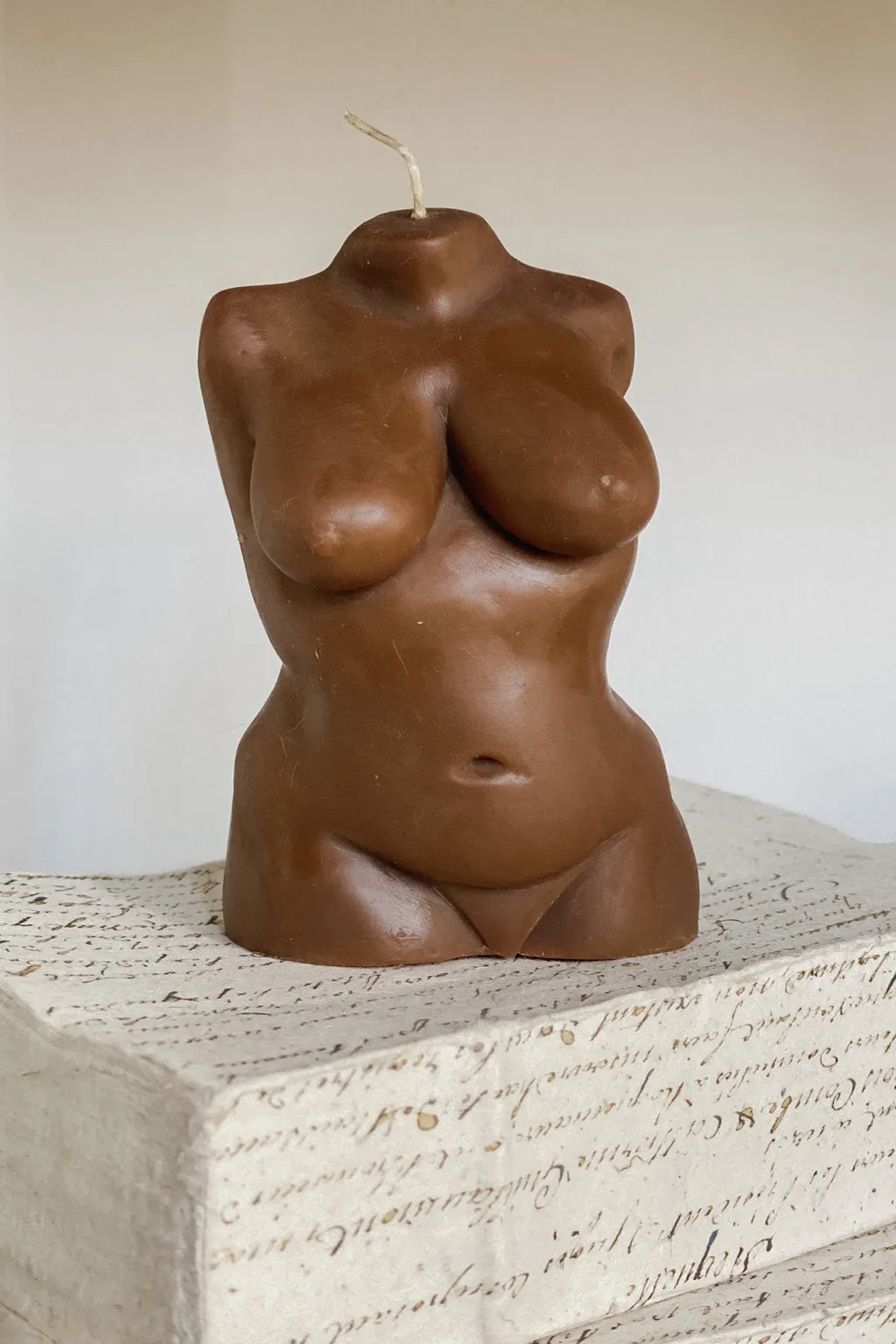 Taylor Dark Brown Candle