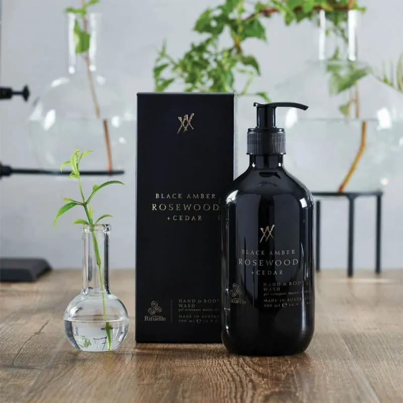 Urban Rituelle Black Amber, Rosewood & Cedar Hand Body Wash