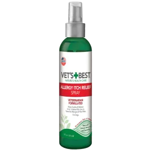 Vet's Best Allergy Itch Relief Spray for Dogs - Soothing, Natural Formula for Skin Irritation