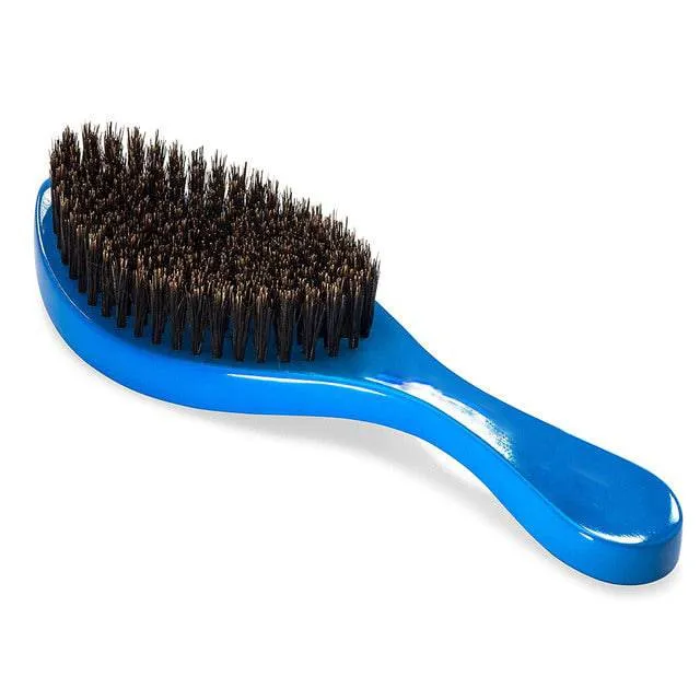 Wave Hair Brush Hard Boar Bristle Wooden Brushes Head Curved Palm Combs 360 Man Hairdressing Hairstyling Tools For Afro